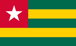 Drapeau et visuel pays Togo